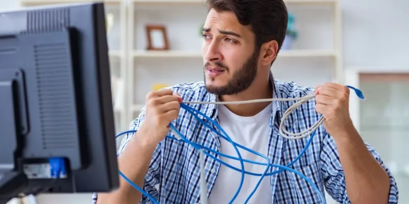 Kết nối mạng yếu cũng là một nguyên nhân khiến SanClub không vào được